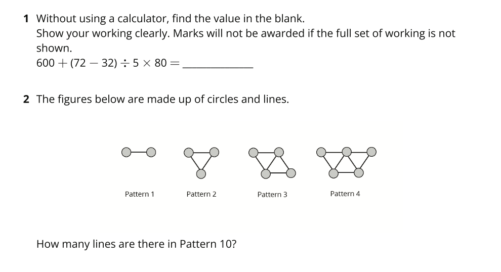 Primary 5 Maths Worksheets